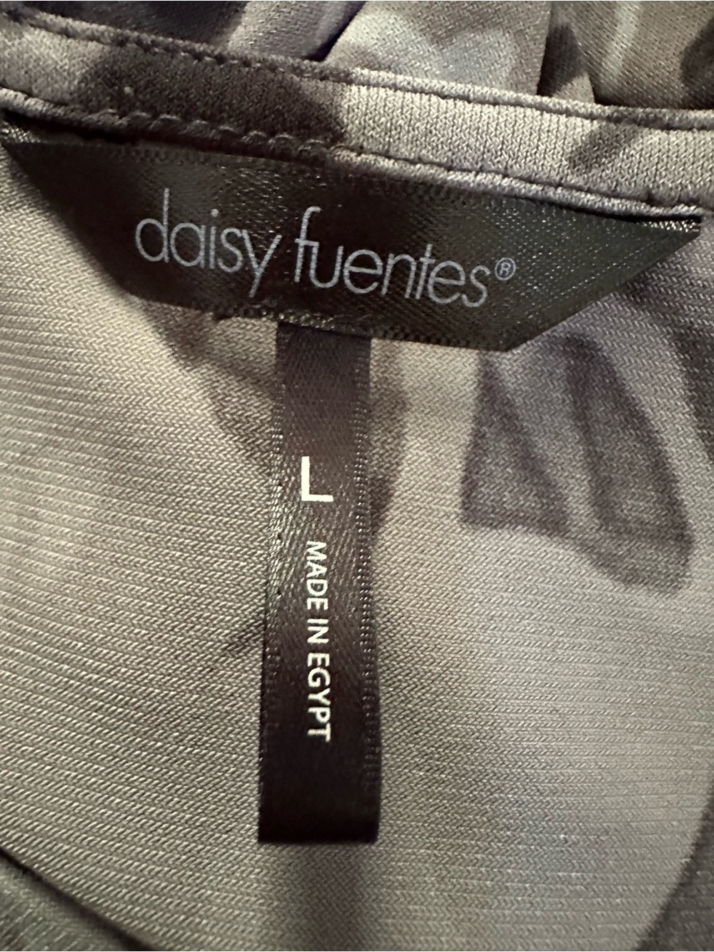 EUC Daisy Fuentes Blouse- Large - Picture 7 of 8